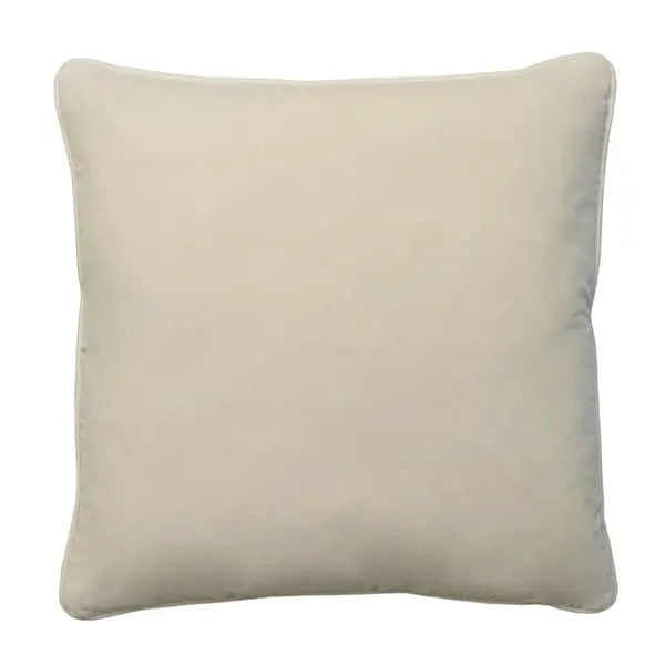 Medici Chalk, Sustainable Feather, Cushion Eco-conscious & Cotton & Velvet Plain Andrew Martin