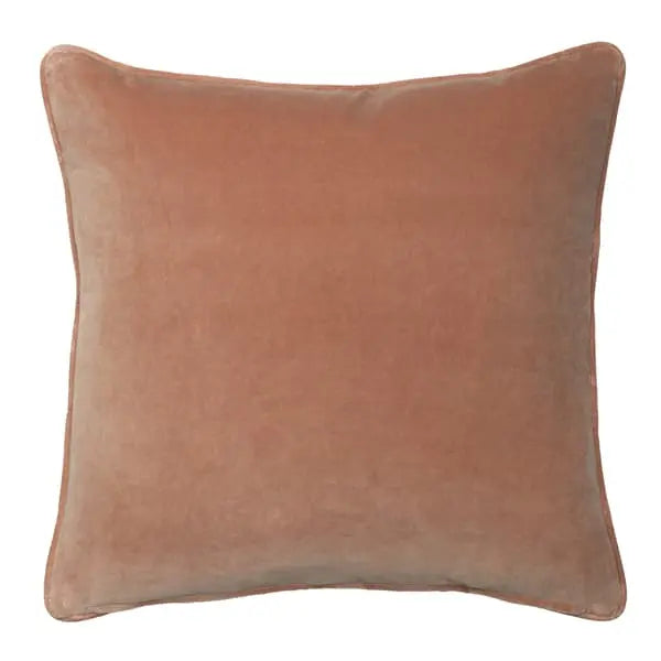 Medici Old Rose, Sustainable Feather, Cushion Eco-conscious & Cotton & Velvet Plain Andrew Martin