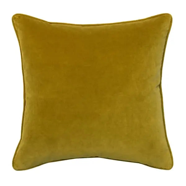Medici Quince, Sustainable Feather, Cushion Eco-conscious & Cotton & Velvet Plain Andrew Martin