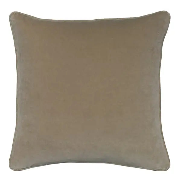 Medici Warm Grey, Sustainable Feather, Cushion Eco-conscious & Cotton & Velvet Plain Andrew Martin