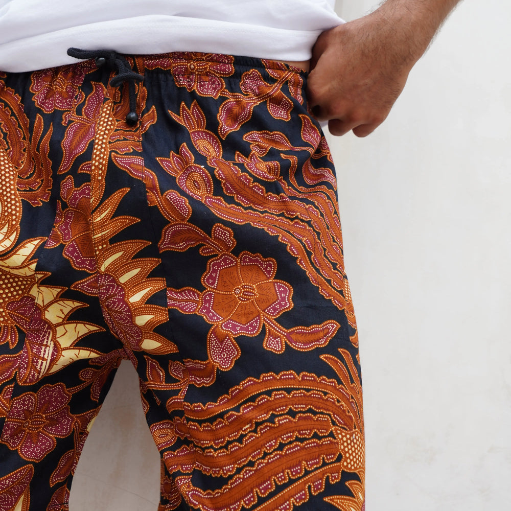 Men's Batik Cotton Shorts Wear the World