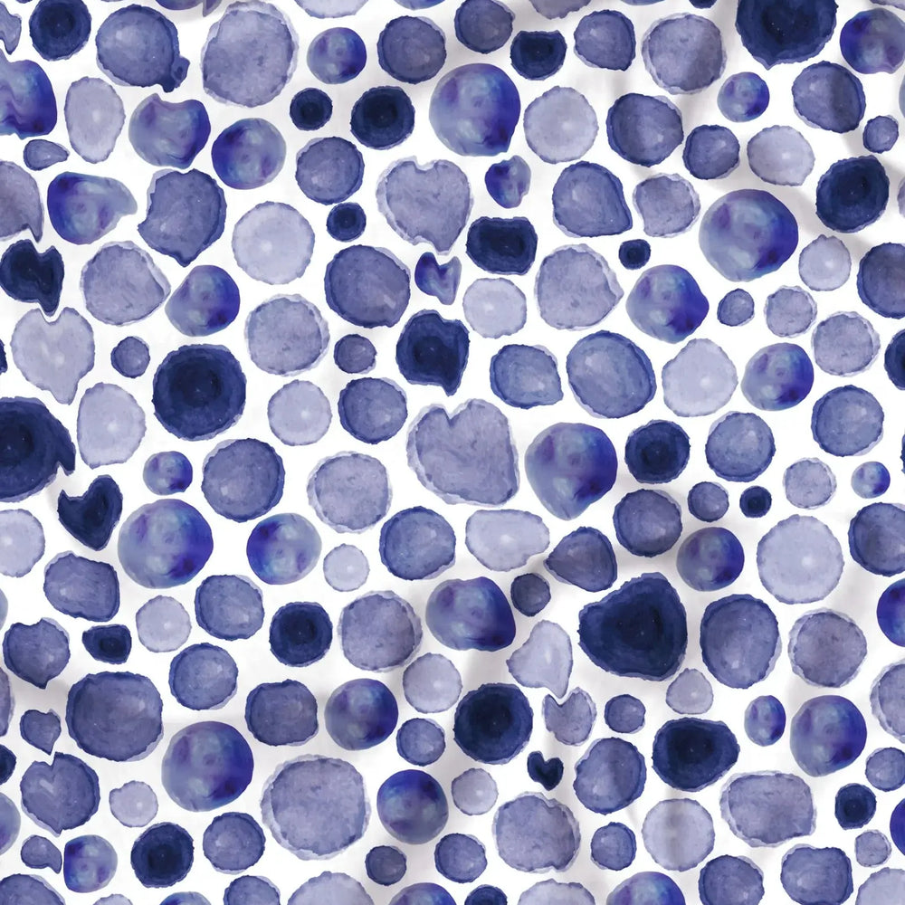 Mens Boxer Shorts - Dots Blue Woodstock Laundry