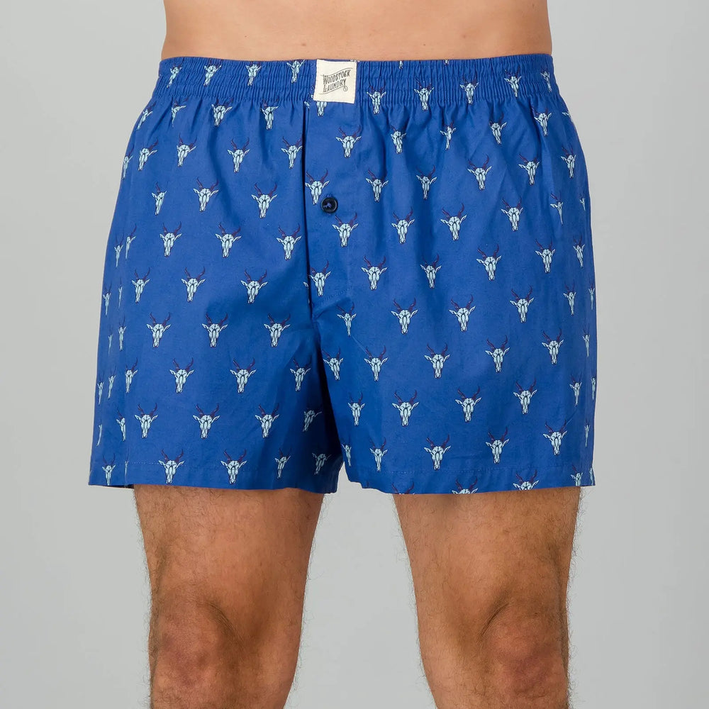 Mens Boxer Shorts - Eland Heads Woodstock Laundry