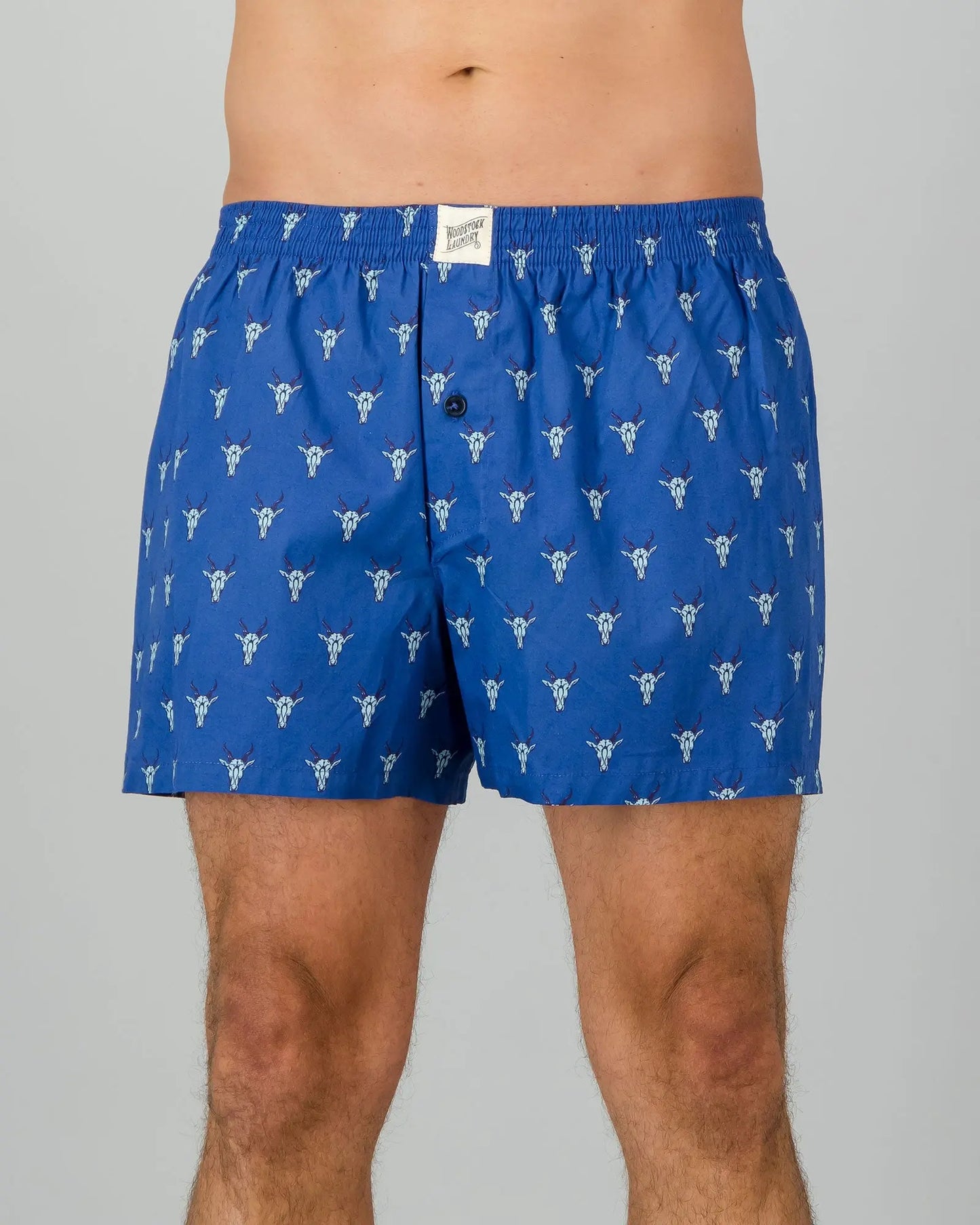 Mens Boxer Shorts - Eland Heads Woodstock Laundry