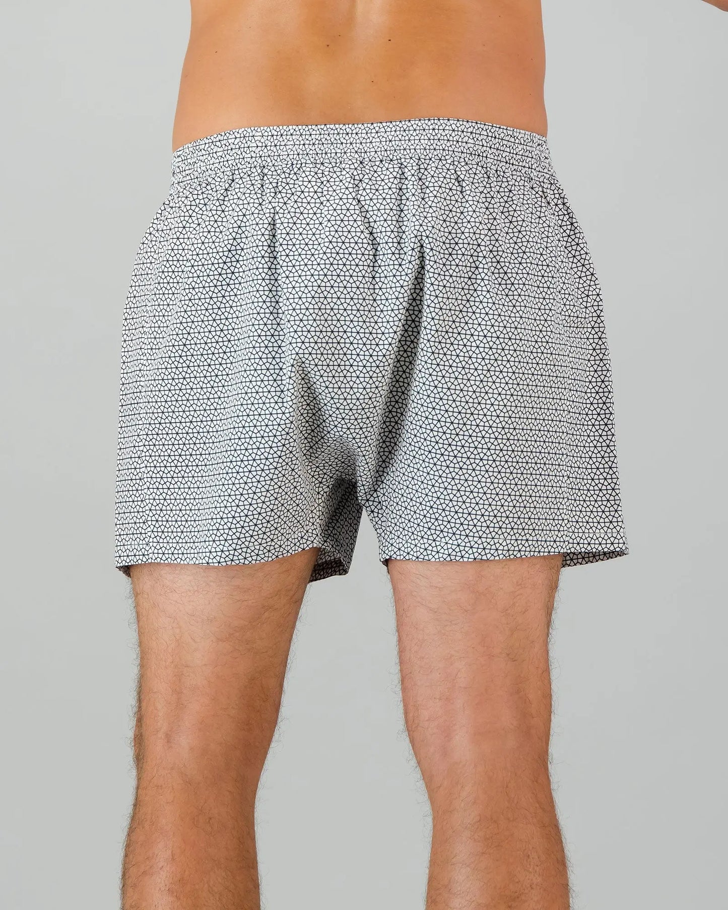 Mens Boxer Shorts - Hexagon Woodstock Laundry