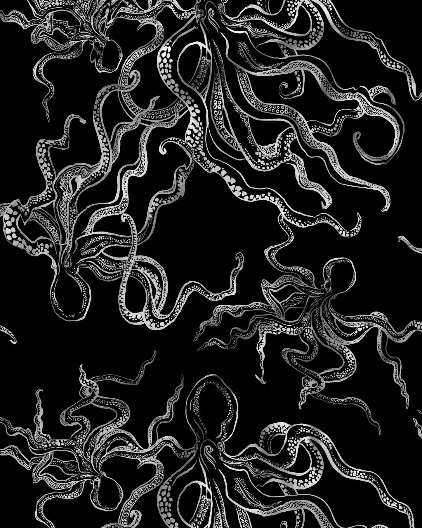Mens Boxer Shorts - Octopus Black Woodstock Laundry