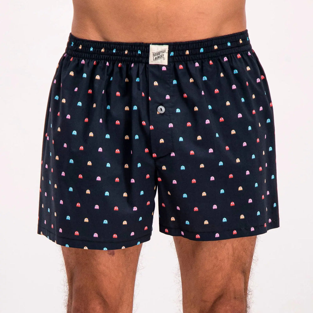 Mens Boxer Shorts - P-Ghost Woodstock Laundry
