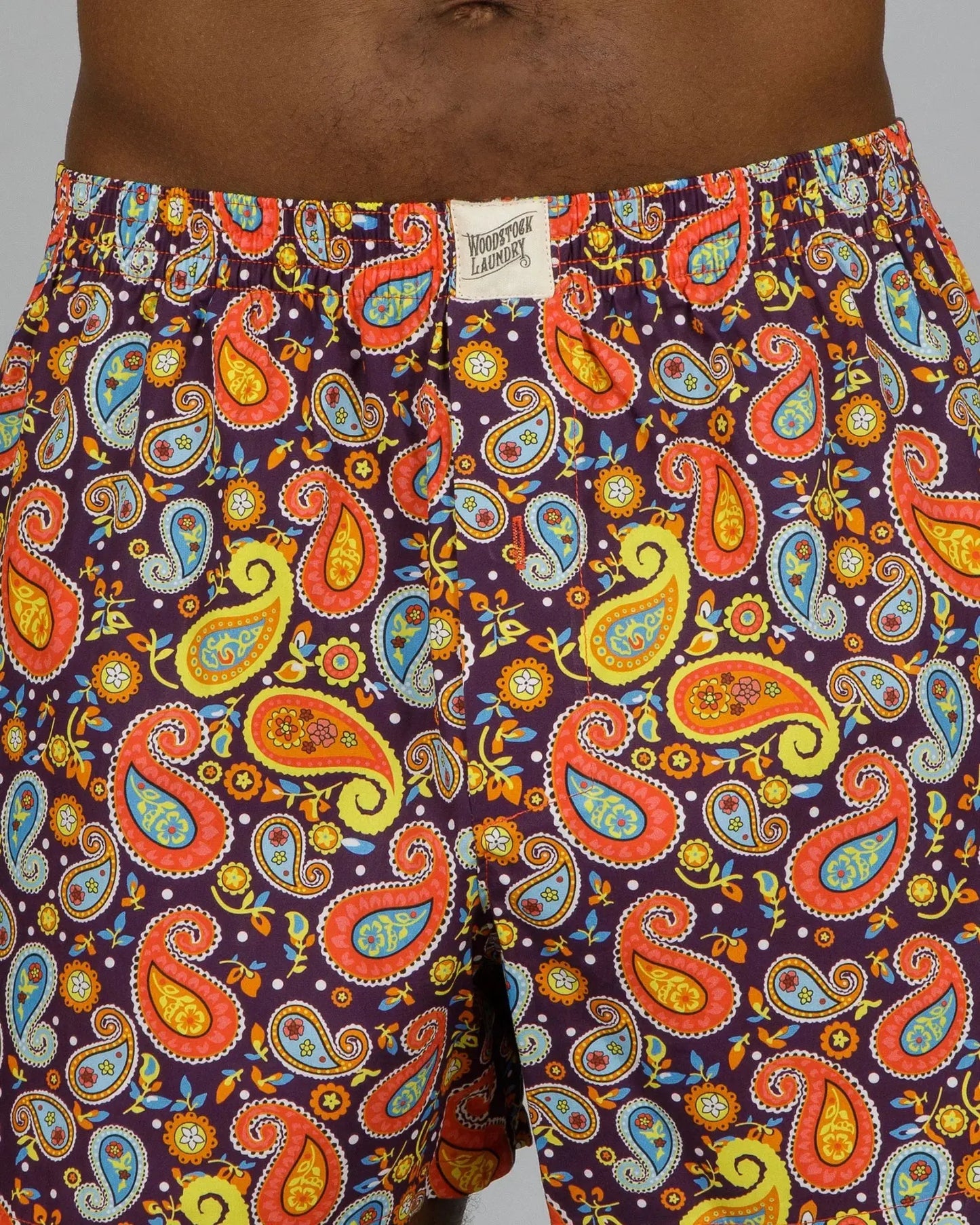Mens Boxer Shorts - Sgt Pepper Woodstock Laundry