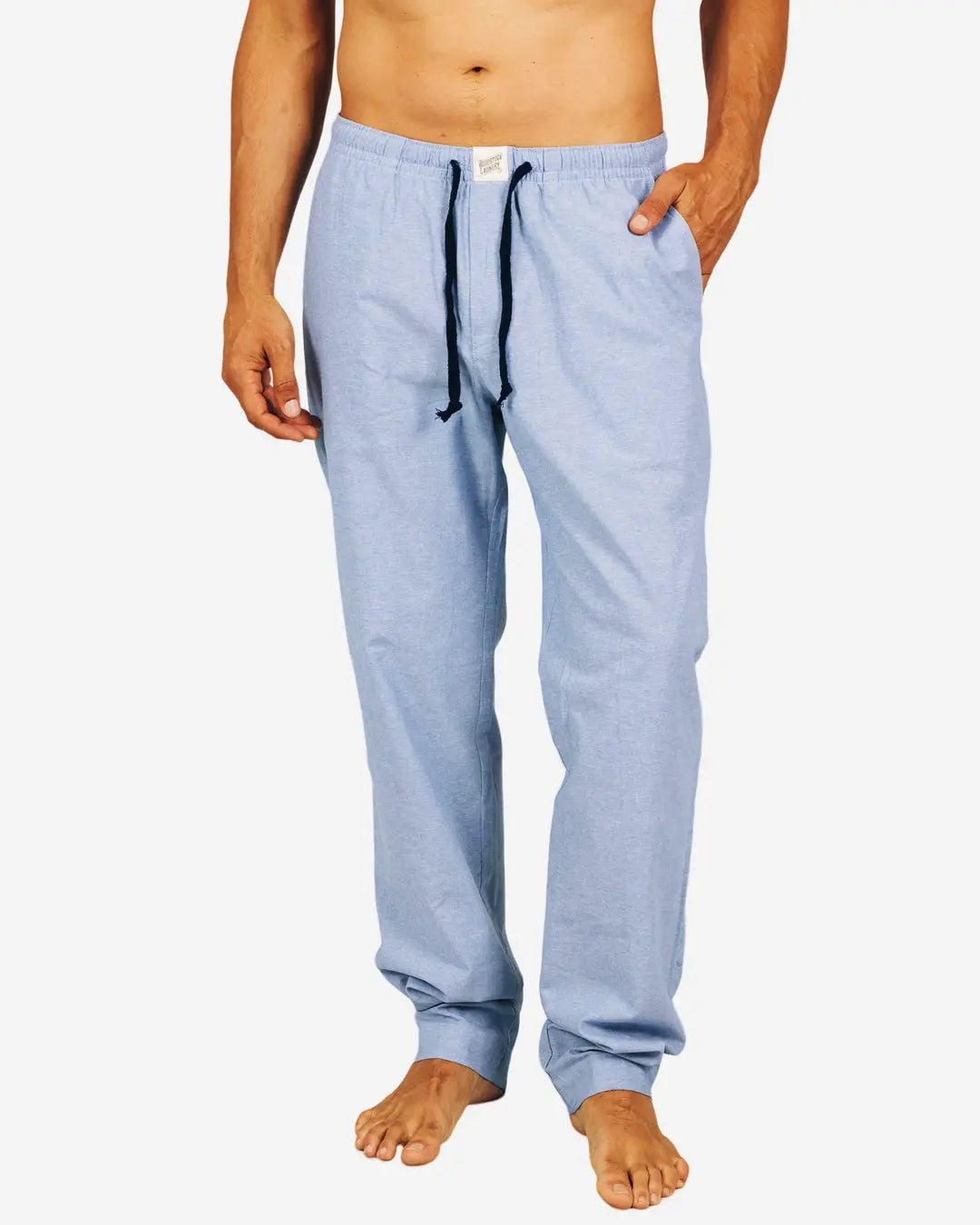 Mens Lounge Pants - Denim Light Blue Woodstock Laundry
