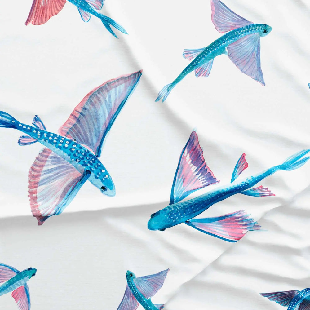 Mens Lounge Pants - Flying Fish White Woodstock Laundry