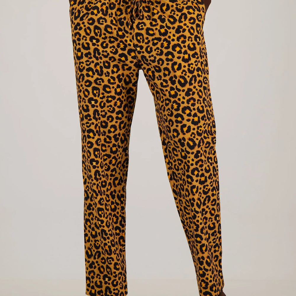 Mens Lounge Pants - Leopard Woodstock Laundry