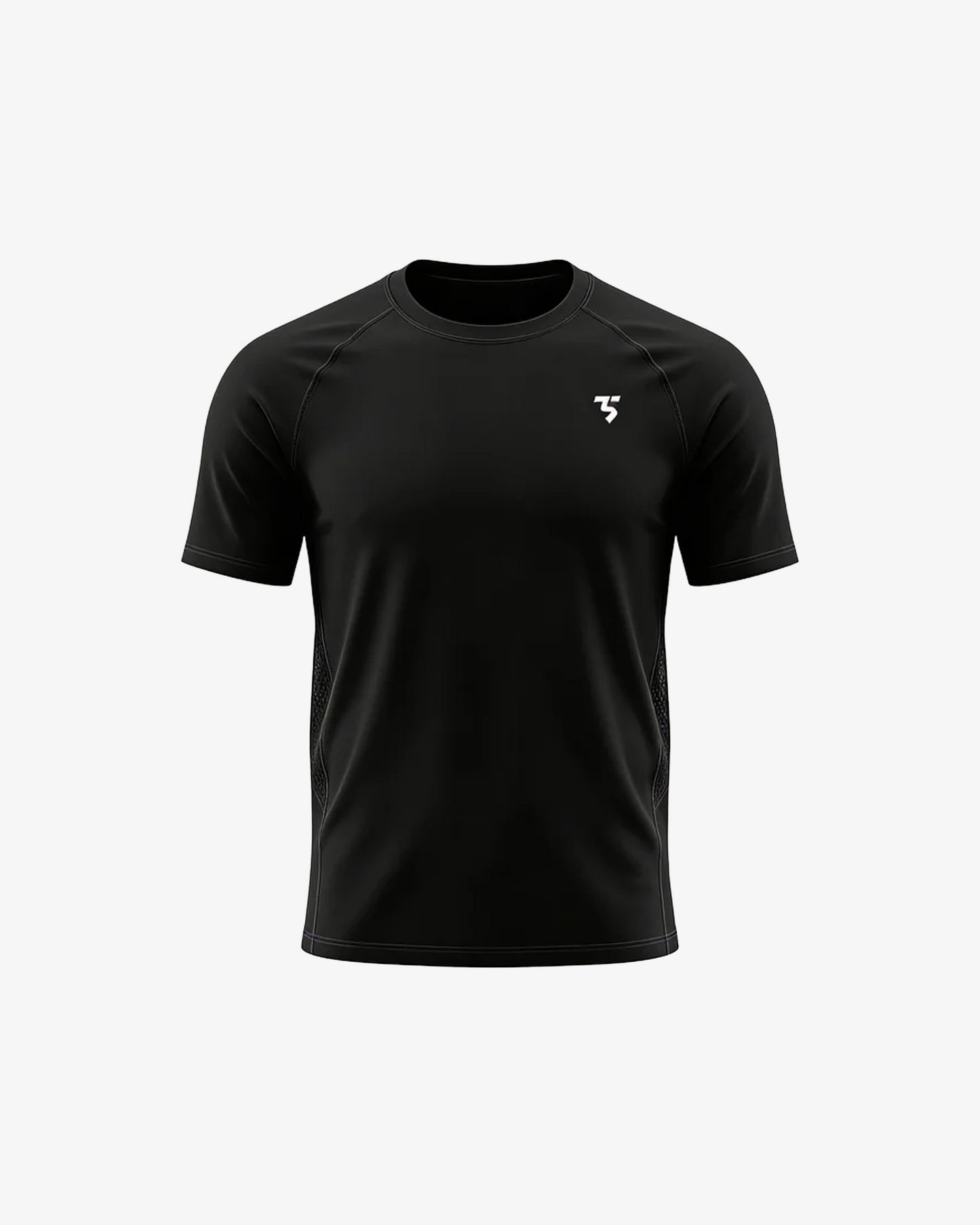 Quick Dry Activewear Top - Black Third Shot UK