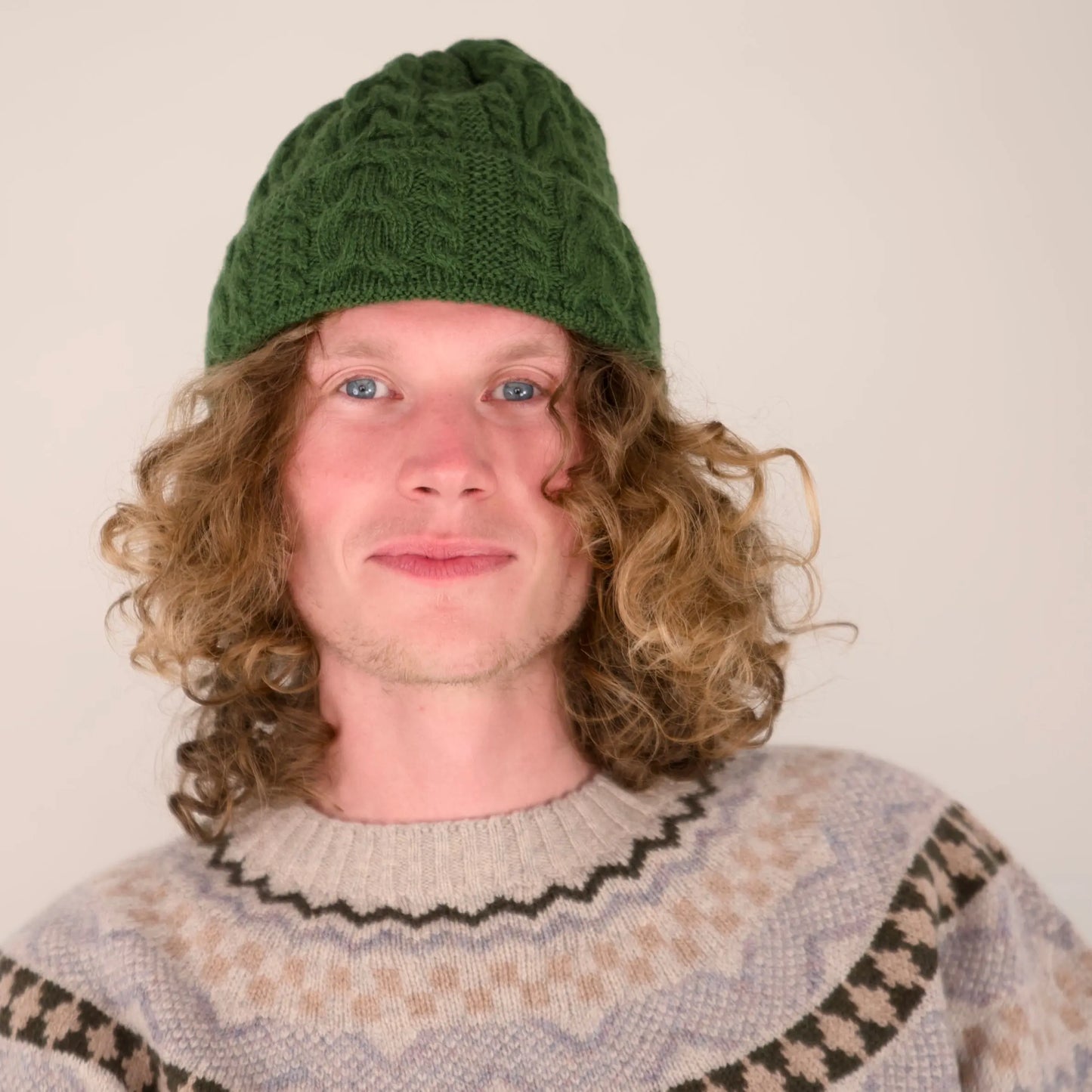 Merino - Abbey Hat - Matcha Origin Knitwear