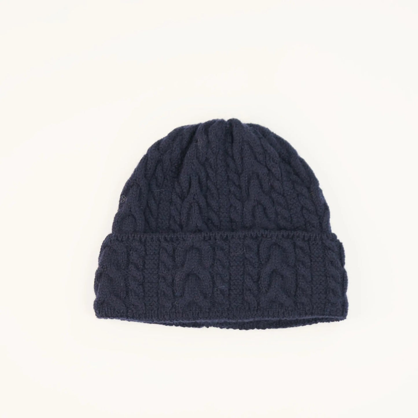 Merino - Abbey Hat - Navy Origin Knitwear