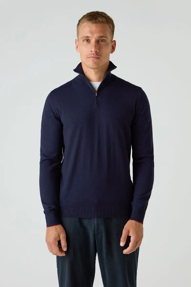Merino Henley Jumper Bamford