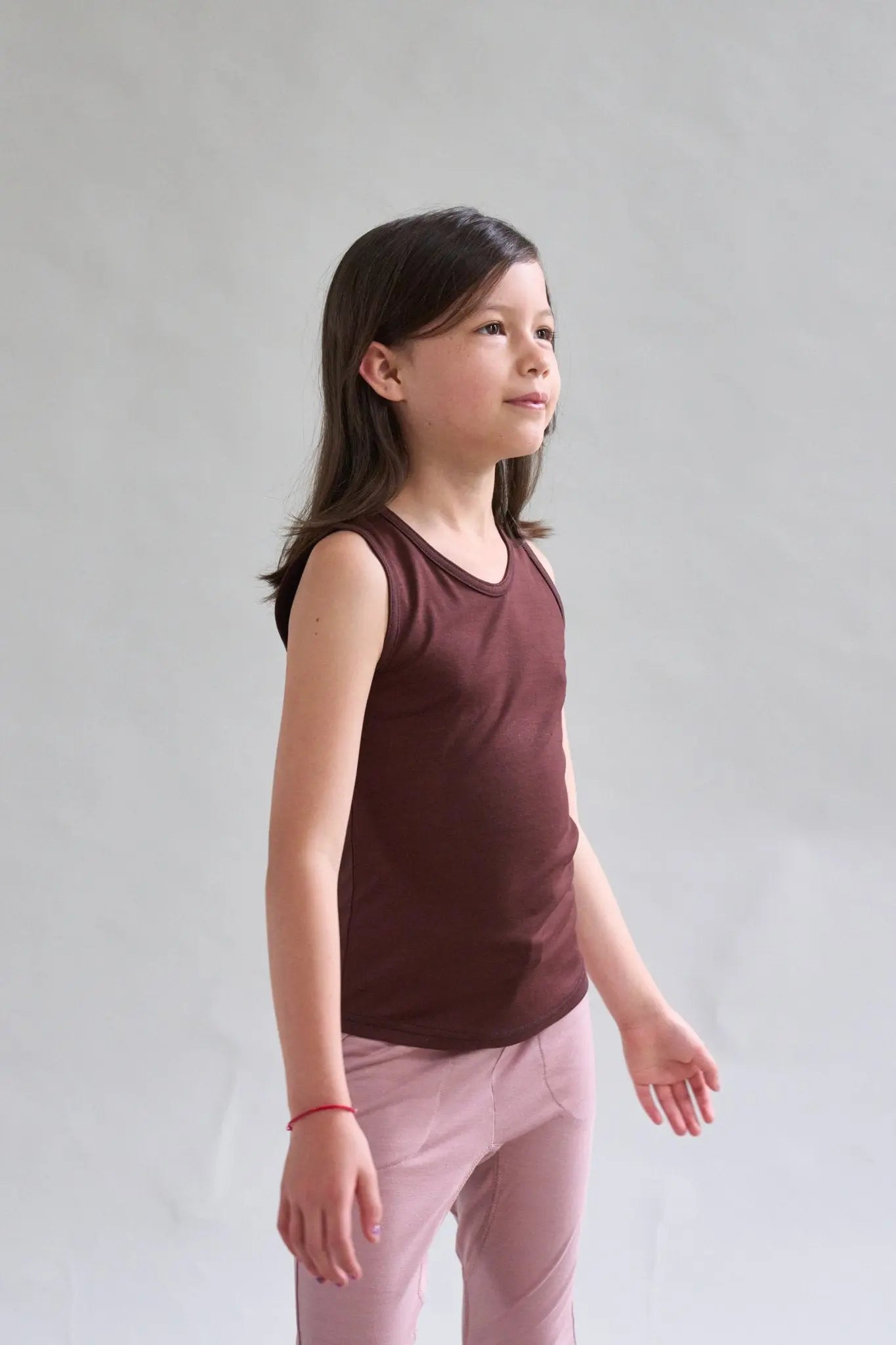 Merino Tank, Chocolate Brown Smalls Merino