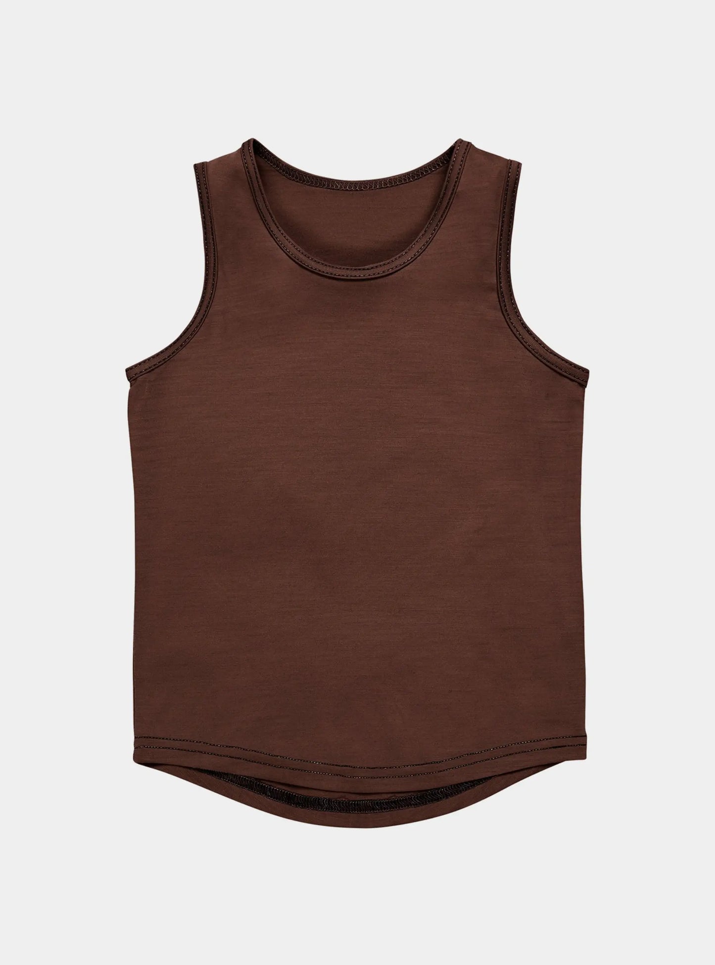 Merino Tank, Chocolate Brown Smalls Merino