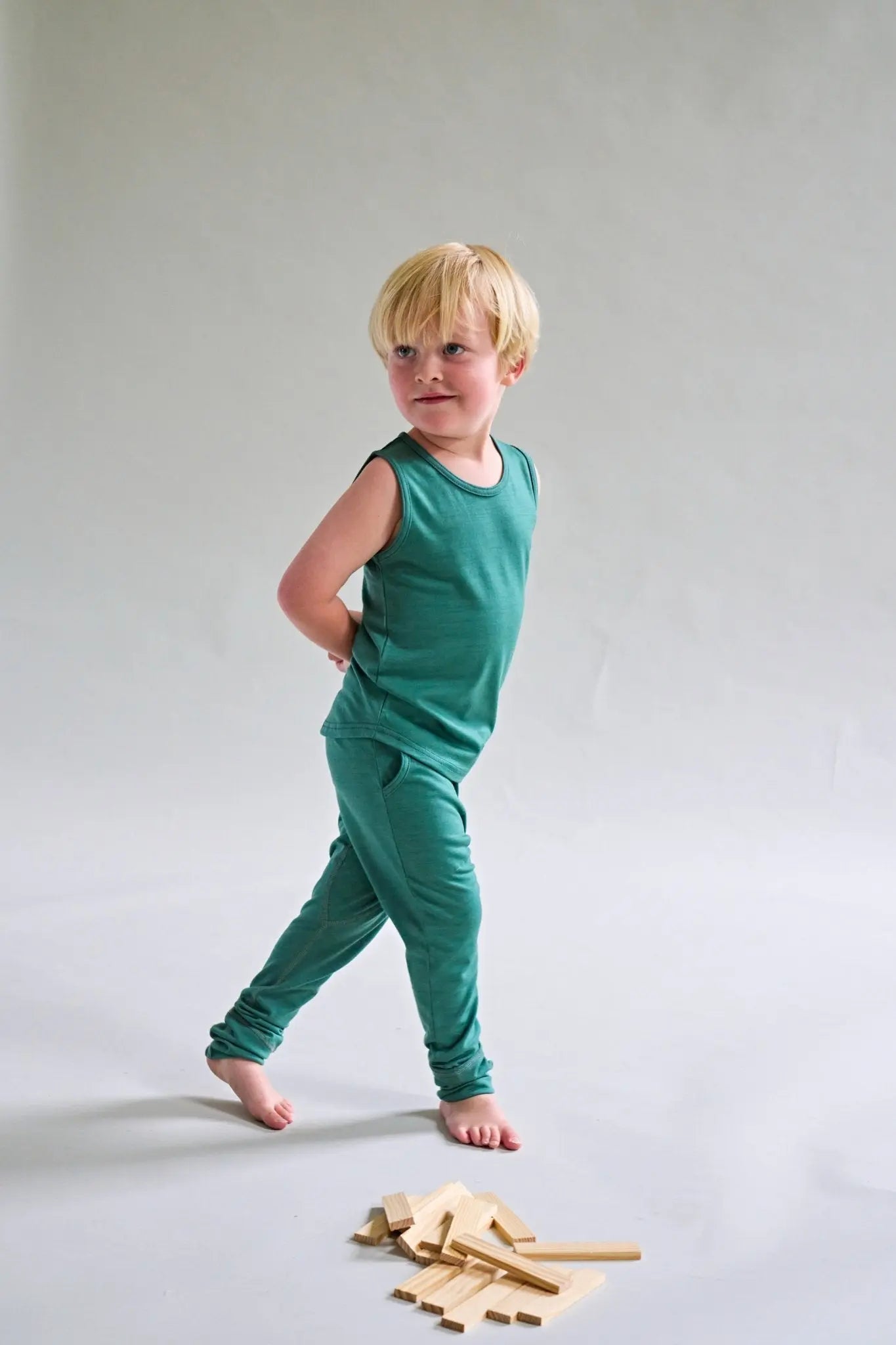 Merino Tank, Grey Marle Smalls Merino