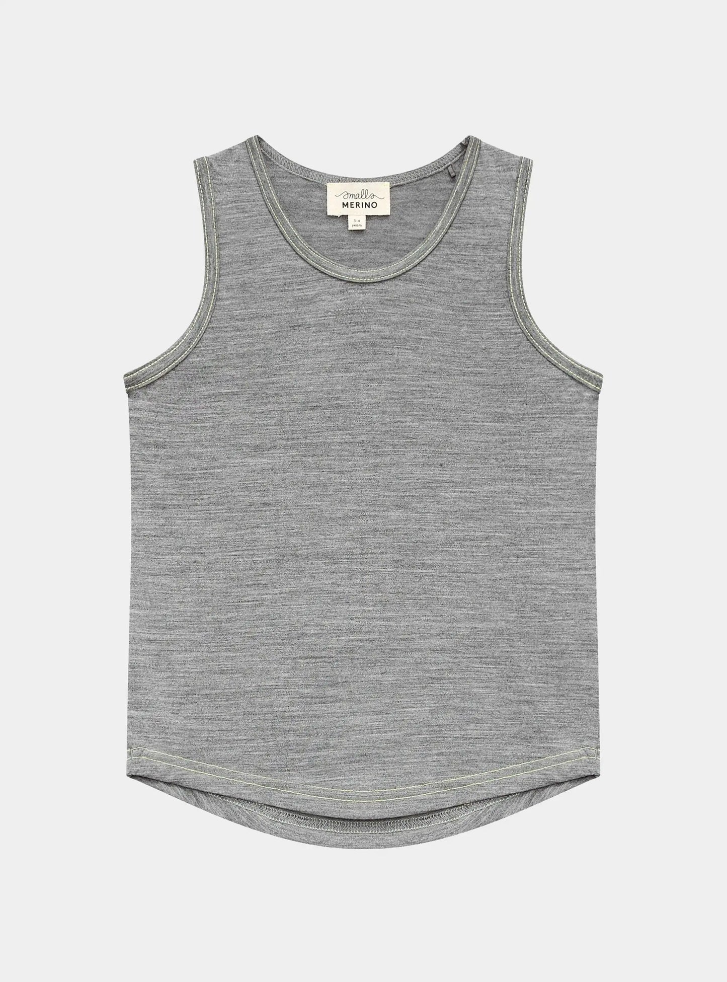 Merino Tank, Grey Marle Smalls Merino
