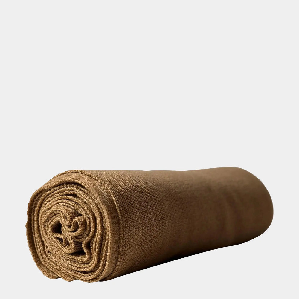 Merino Wool Travel Wrap, Camel Snooozeworld