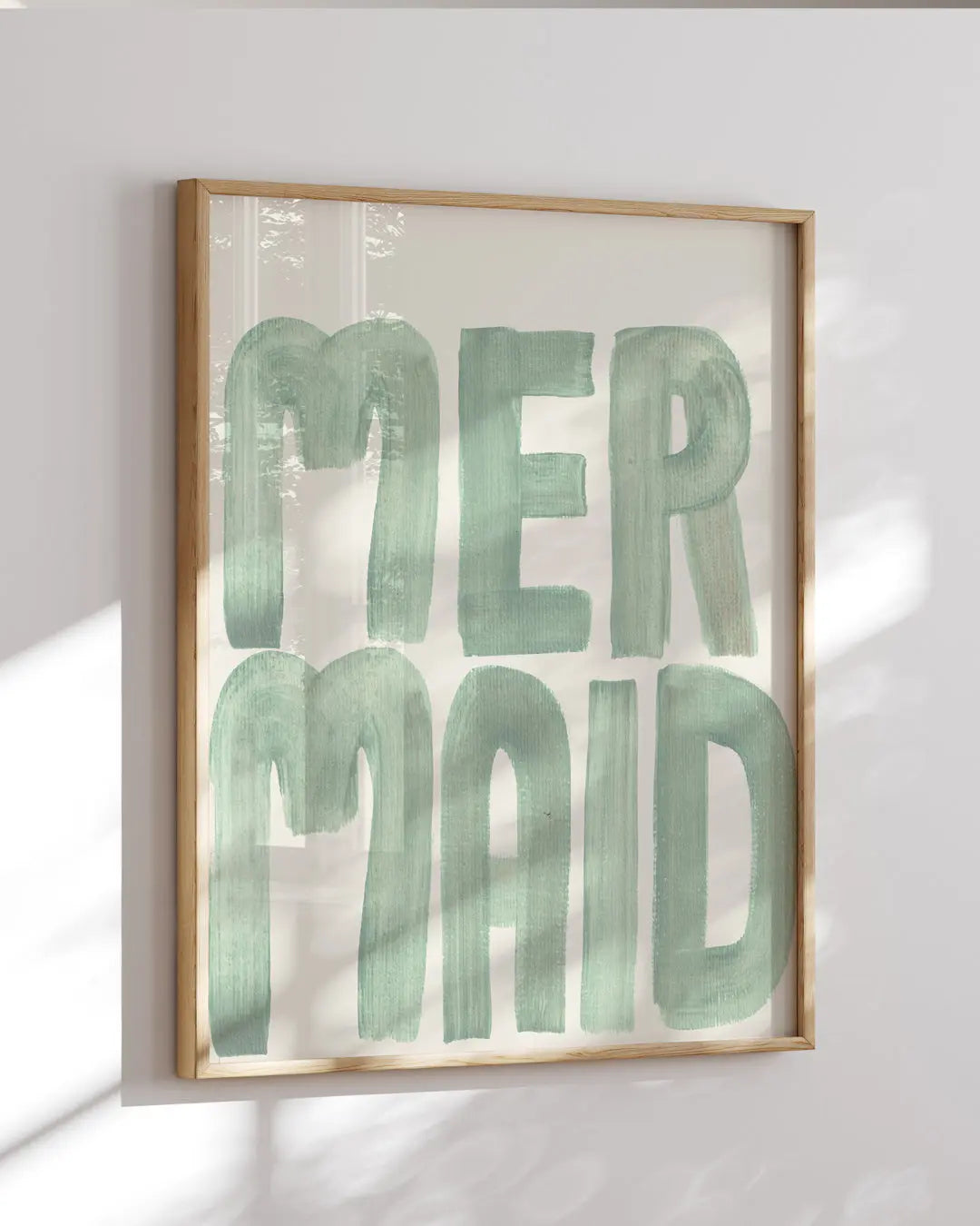 Mermaid' - Word Art Print Lion & The Pear