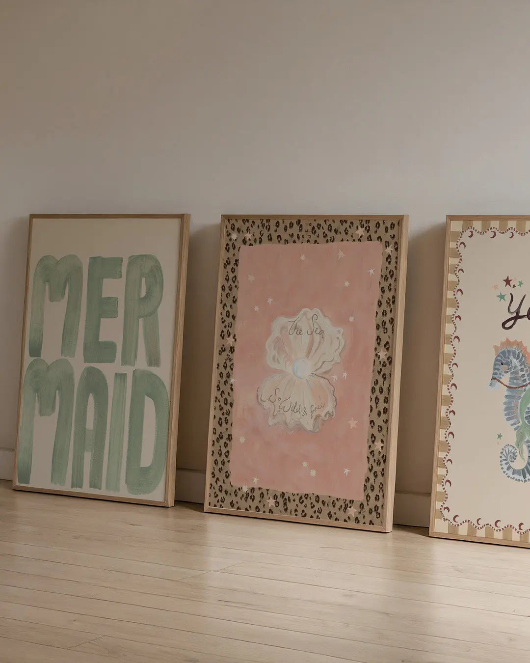 Mermaid' - Word Art Print Lion & The Pear