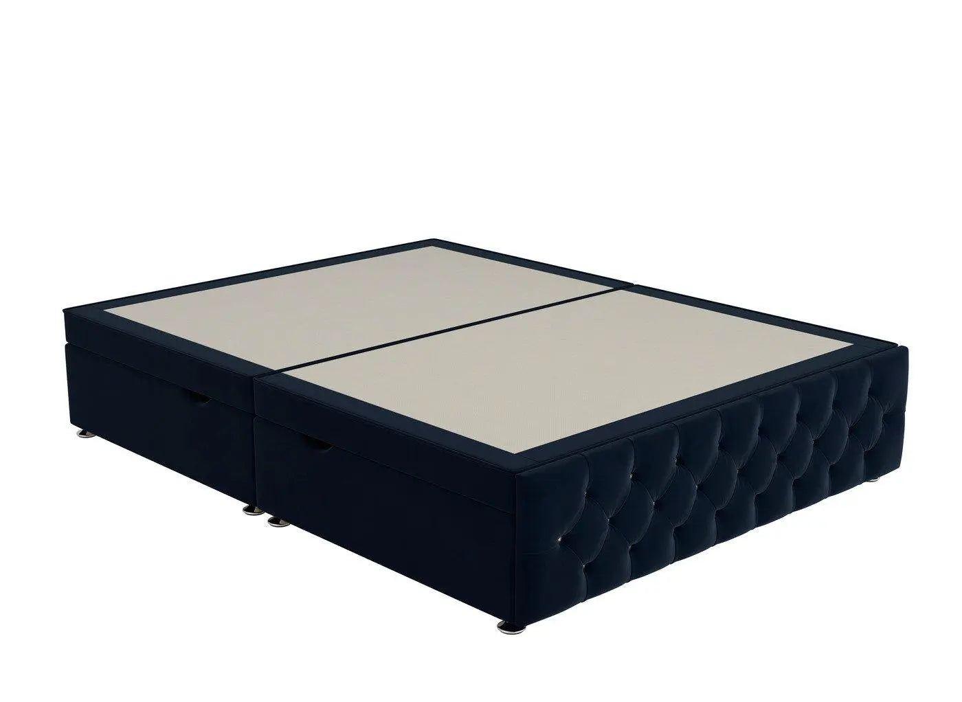 Messina Upholstered Ottoman Divan Base - Blue Dreams