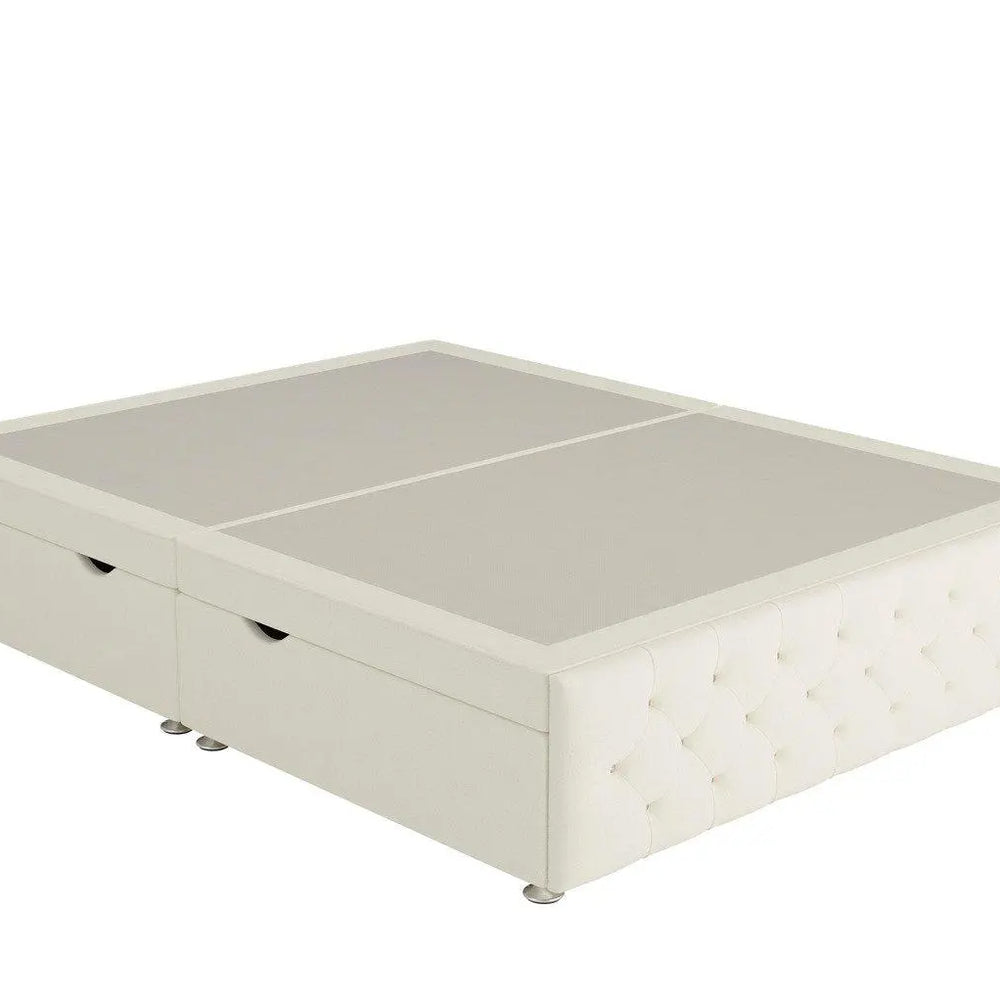 Messina Upholstered Ottoman Divan Base - Cream Dreams