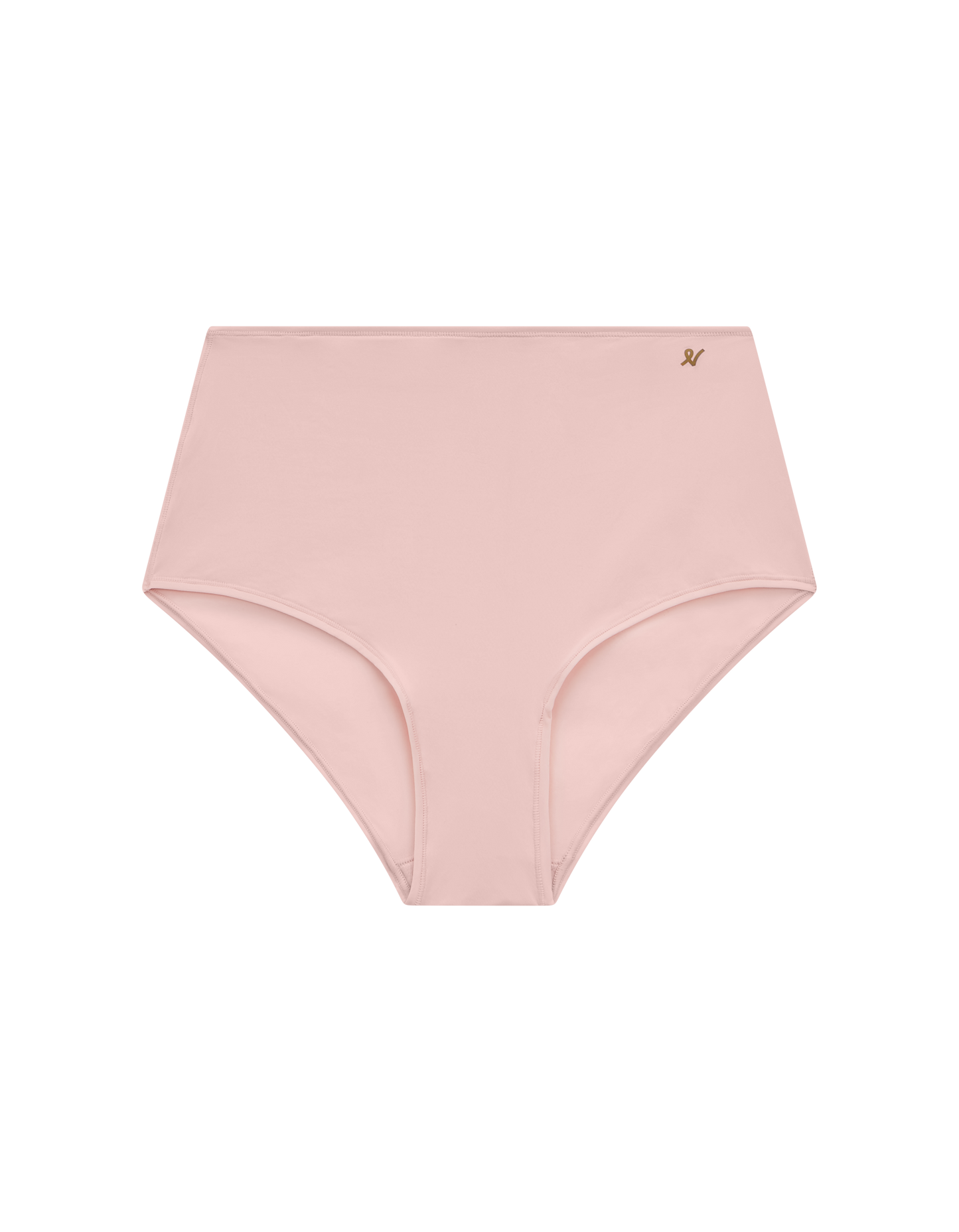 The Stretch High Waisted Brief - Blush Pink Nudea
