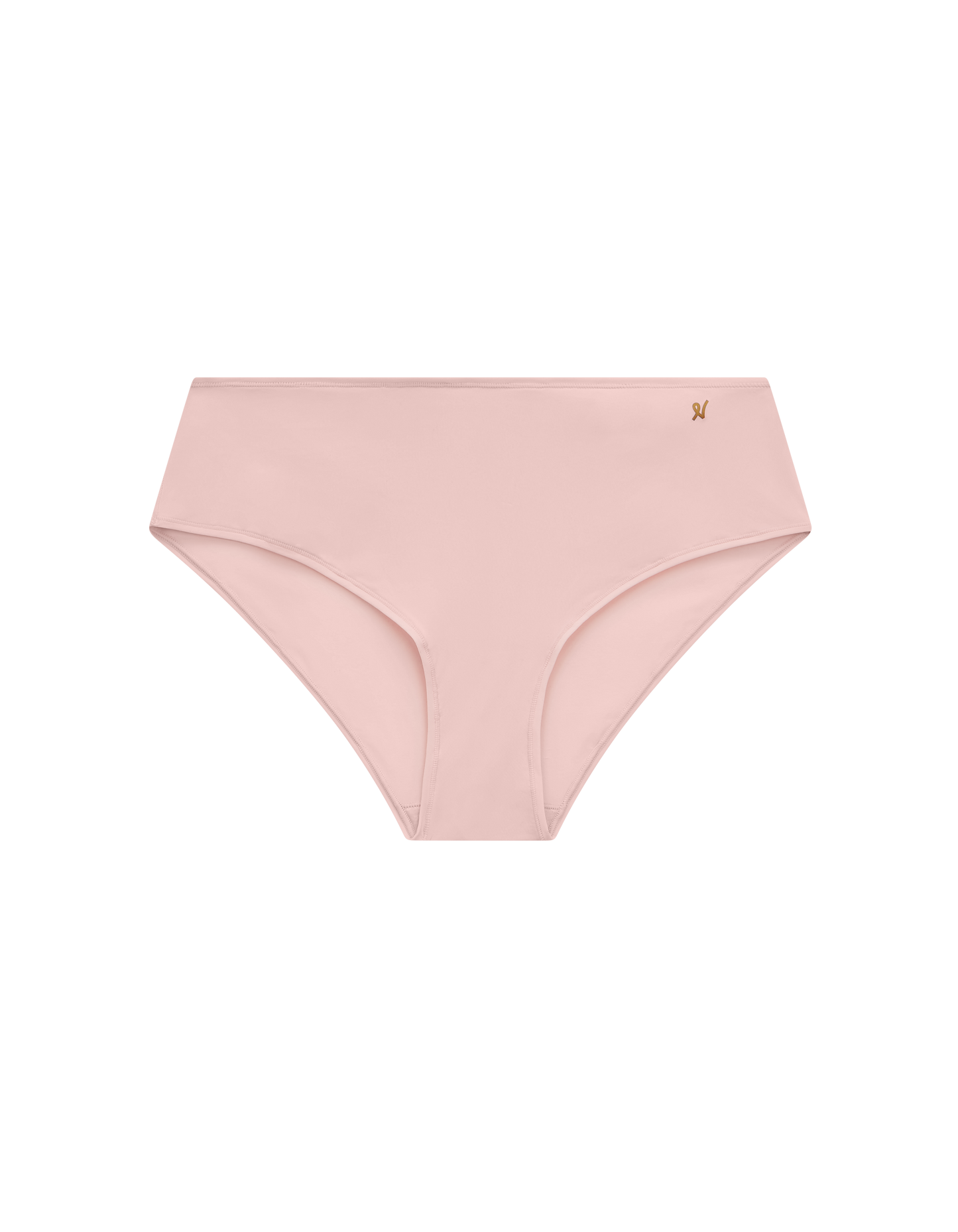 The Stretch Mid Rise Bikini Brief - Blush Pink Nudea