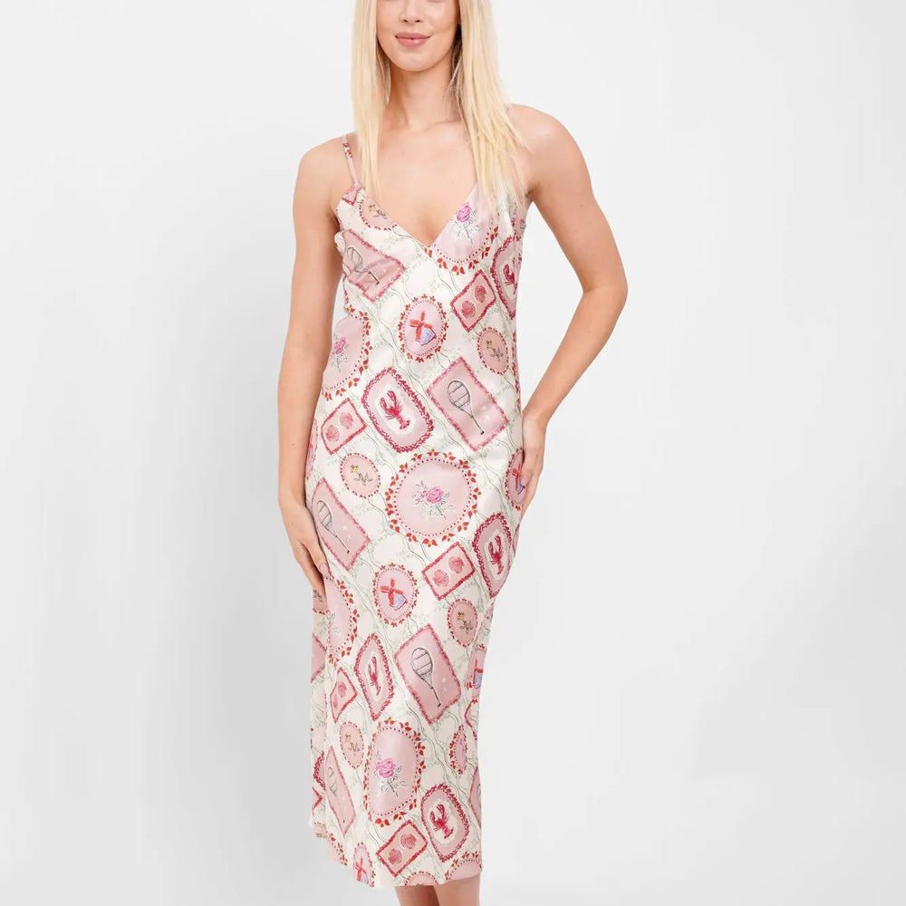 Midi Slip / "The Hamptons" Jessica Russell Flint