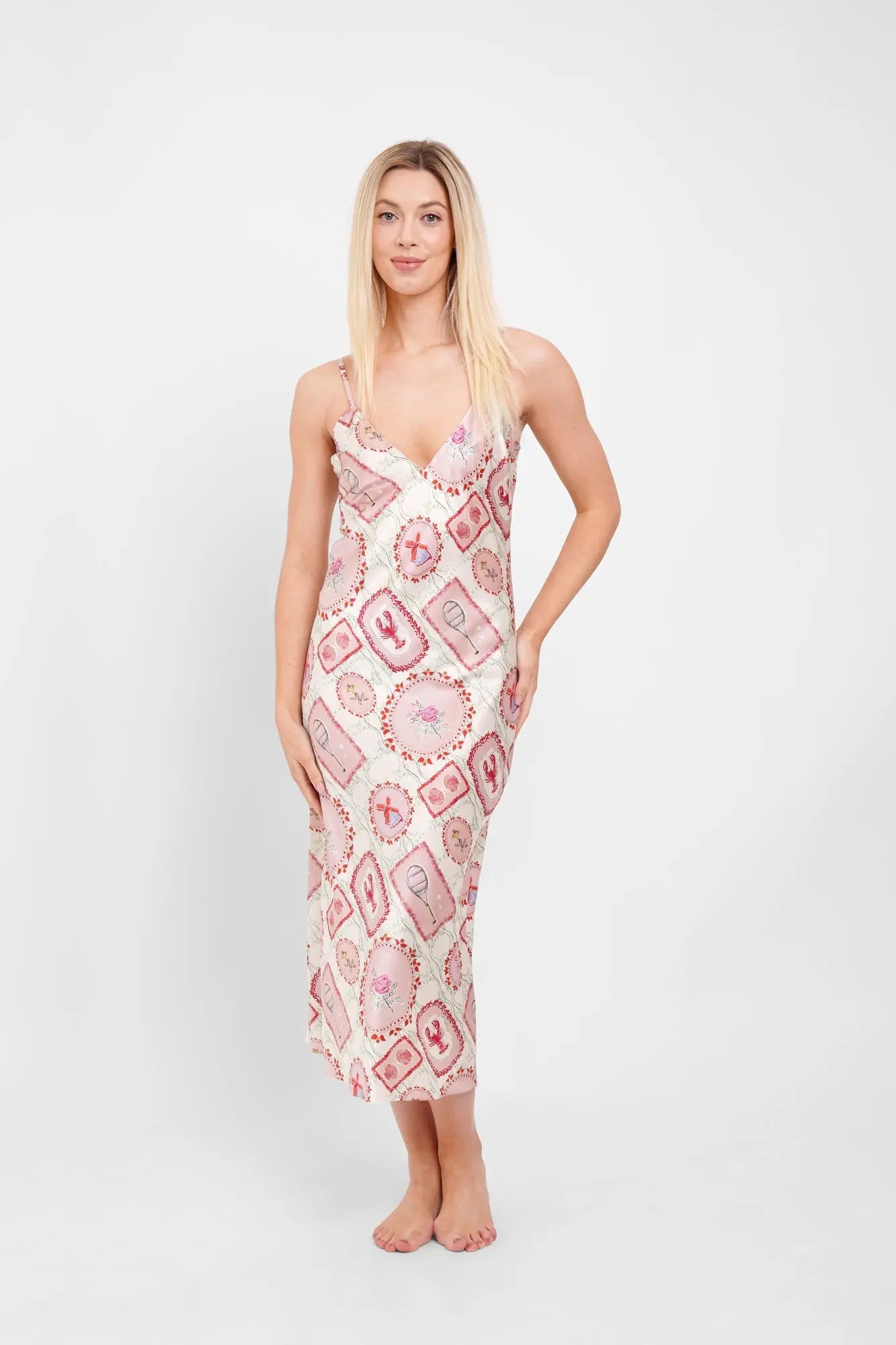 Midi Slip / "The Hamptons" Jessica Russell Flint