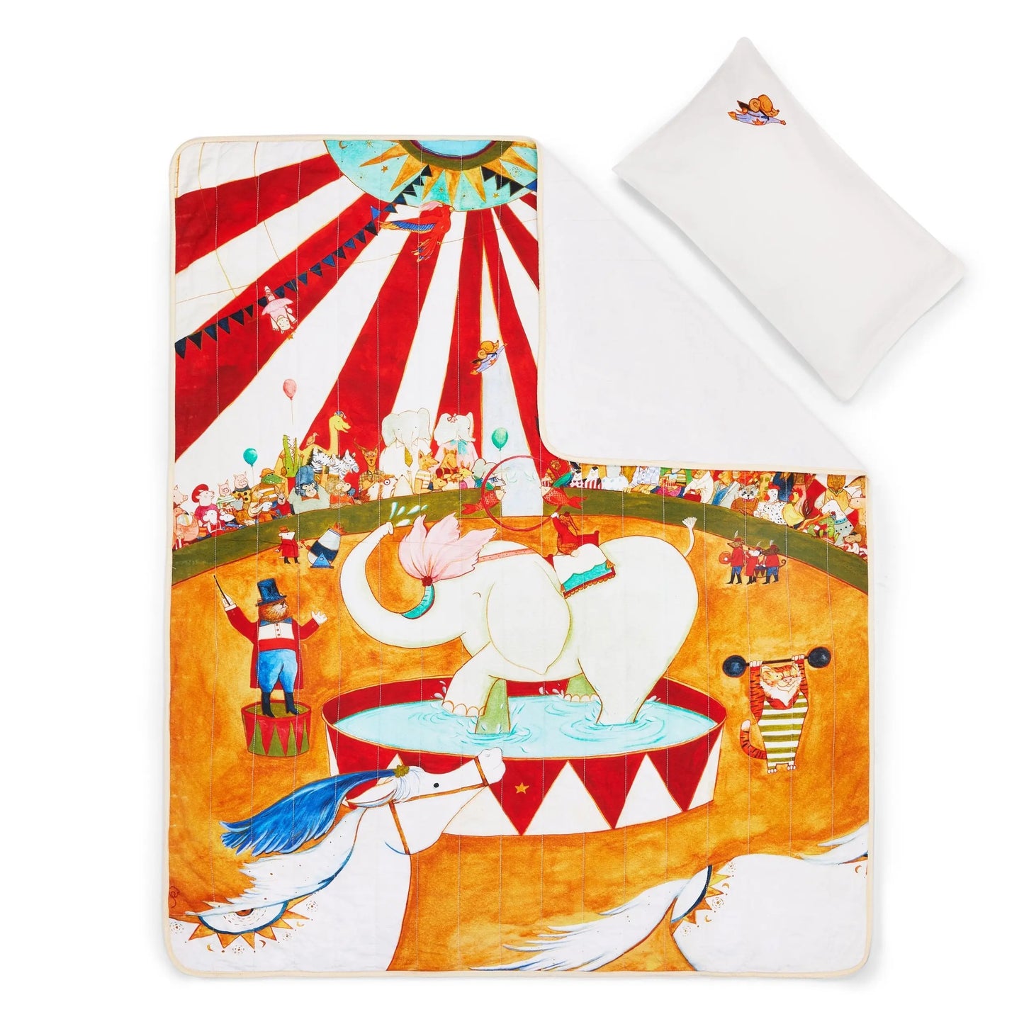 Mighty Mouse pillow case Reversible Sukun: Luxurious bedding and homeware.