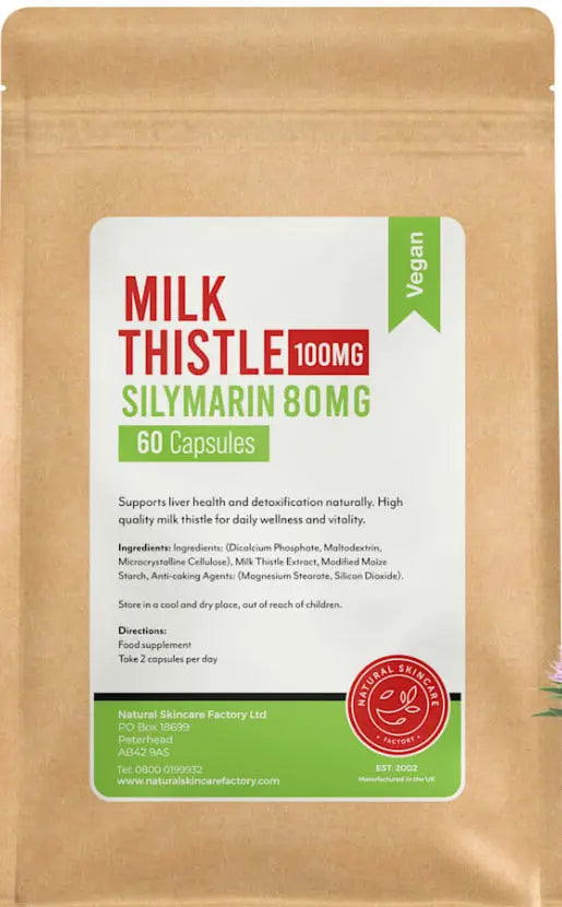 Milk Thistle 100mg Natural Skincare Factory