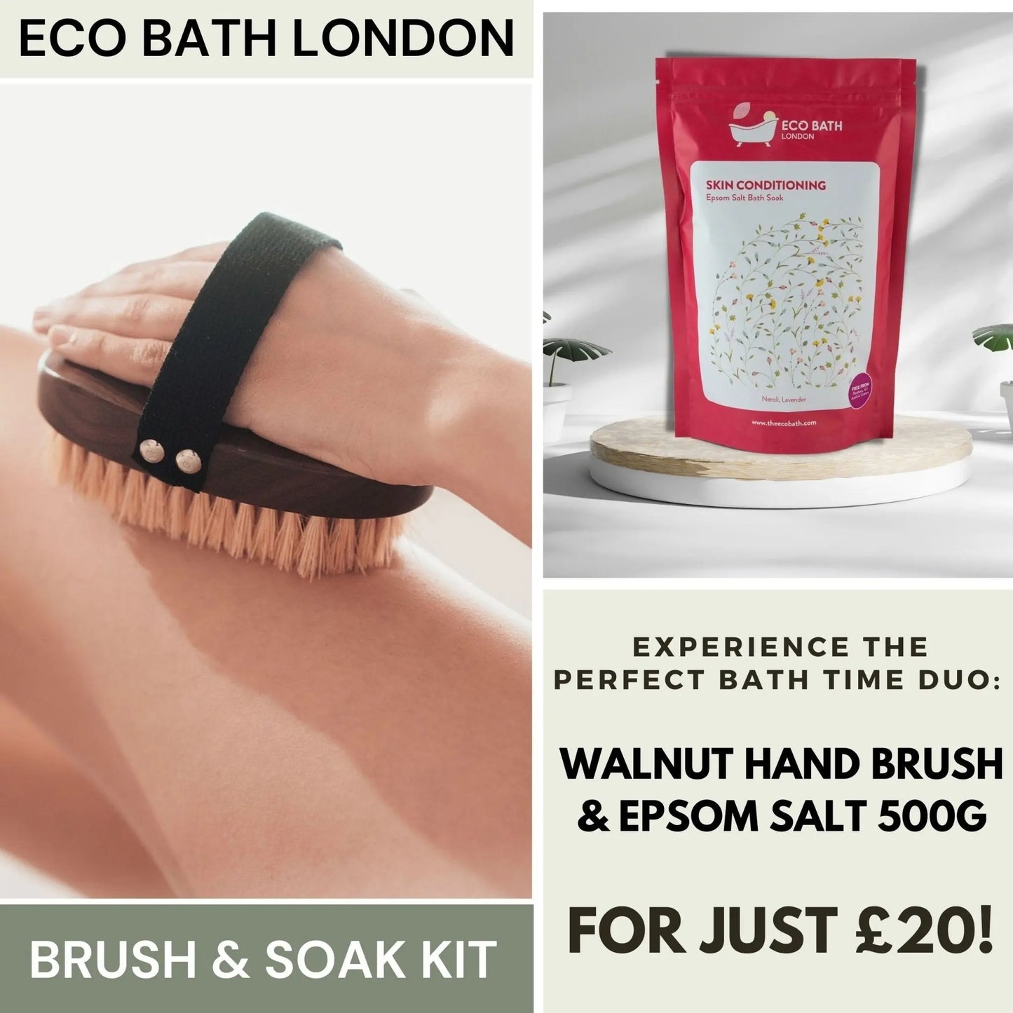 Mindful Moments: Eco Bath London Brush & Soak Kit Eco Bath London