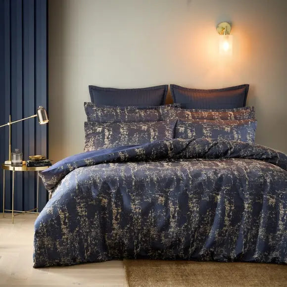 Mineral Abstract Duvet Cover and Pillowcase Set Dunelm