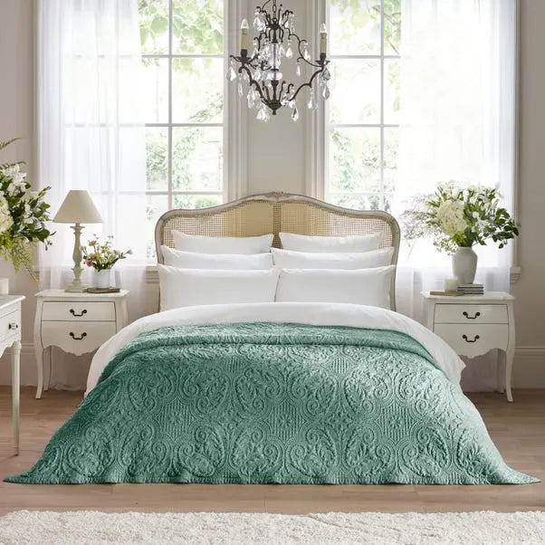 Mineral Dorma Marlowe Bedspread Dunelm