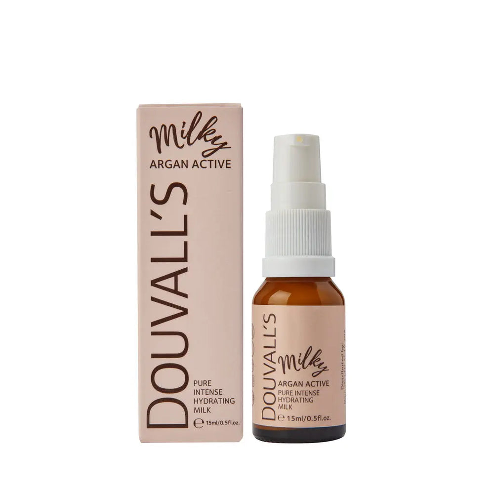 Mini Milky Argan Active moisturiser 15ml | Deep Hydration and Skin Rejuvenation Douvalls Beauty