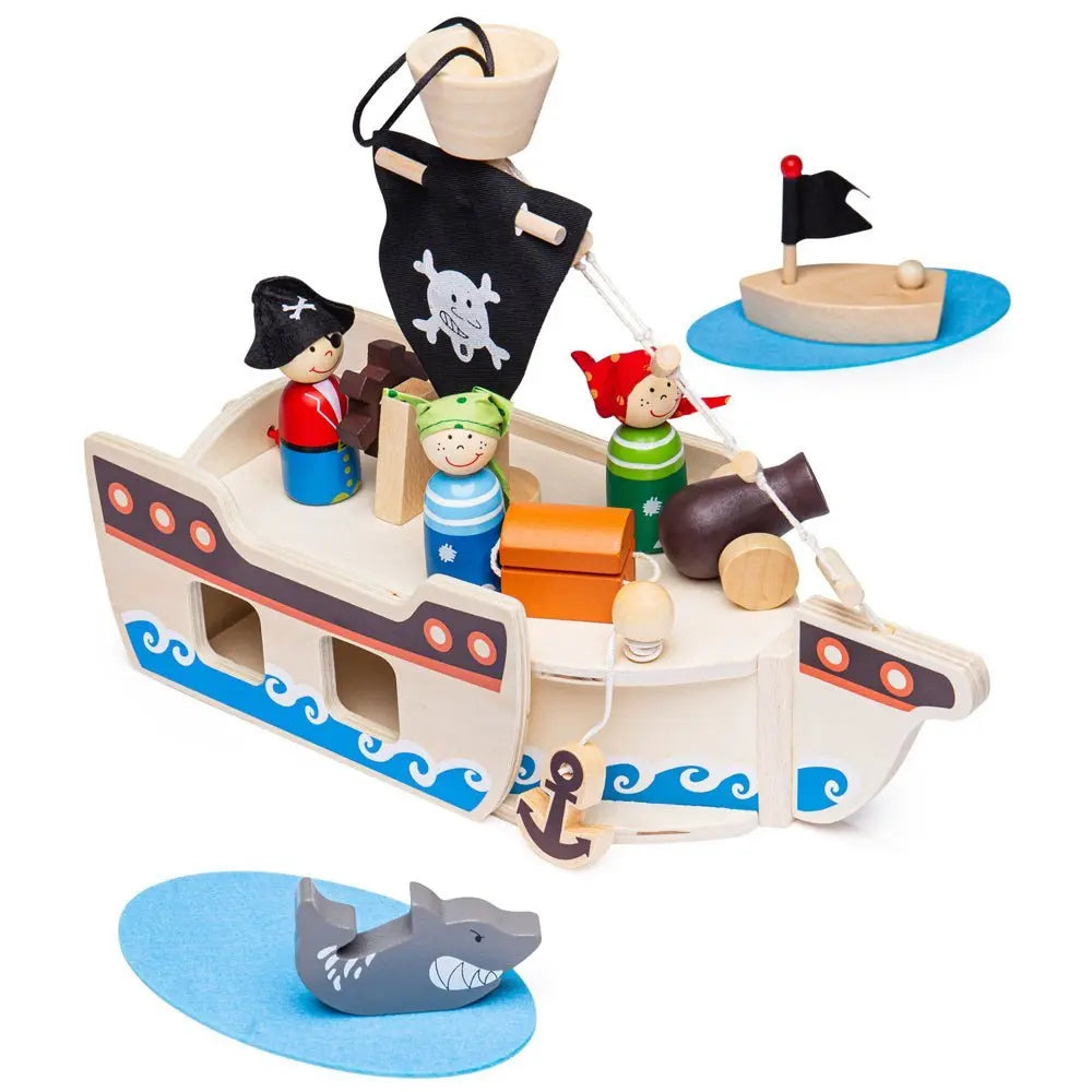 Mini Pirate Ship Playset Toby Tiger