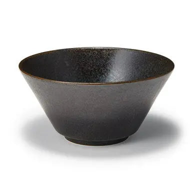 Mino Ware Noodle Bowl â Black Glaze MUJI UK