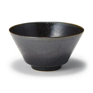 Mino Ware Rice Bowl â Black Glaze MUJI UK