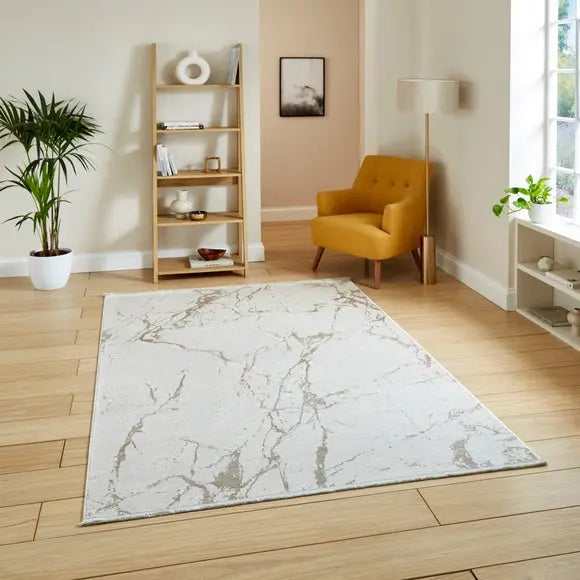 Mirage Marble Rug Dunelm