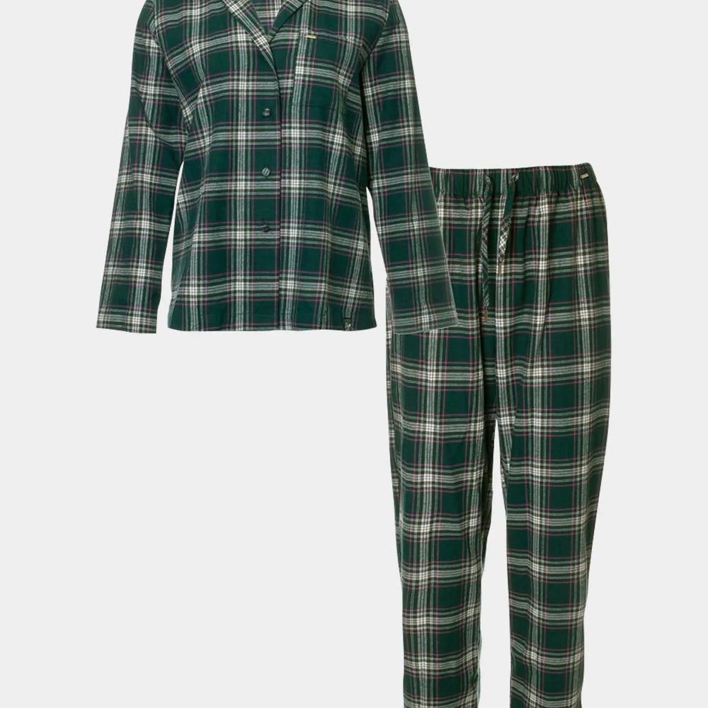 Mister You Plaid Pyjama Set in Green Pretty You London