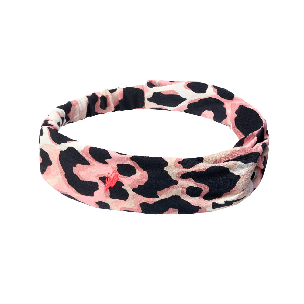 Mixed Neutral with Black Shadow Leopard Headband Scamp & Dude