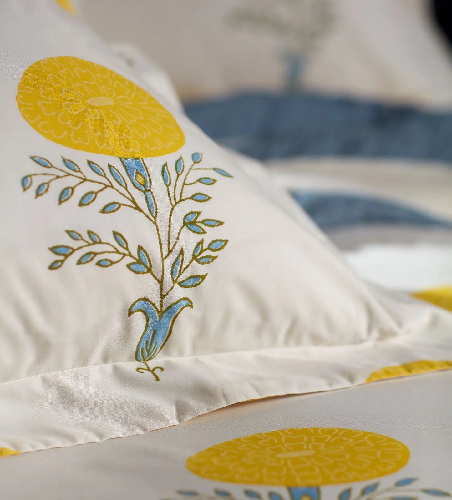 Molly Mahon Marigold 100% Cotton Oxford Pillowcase The Secret Linen Store