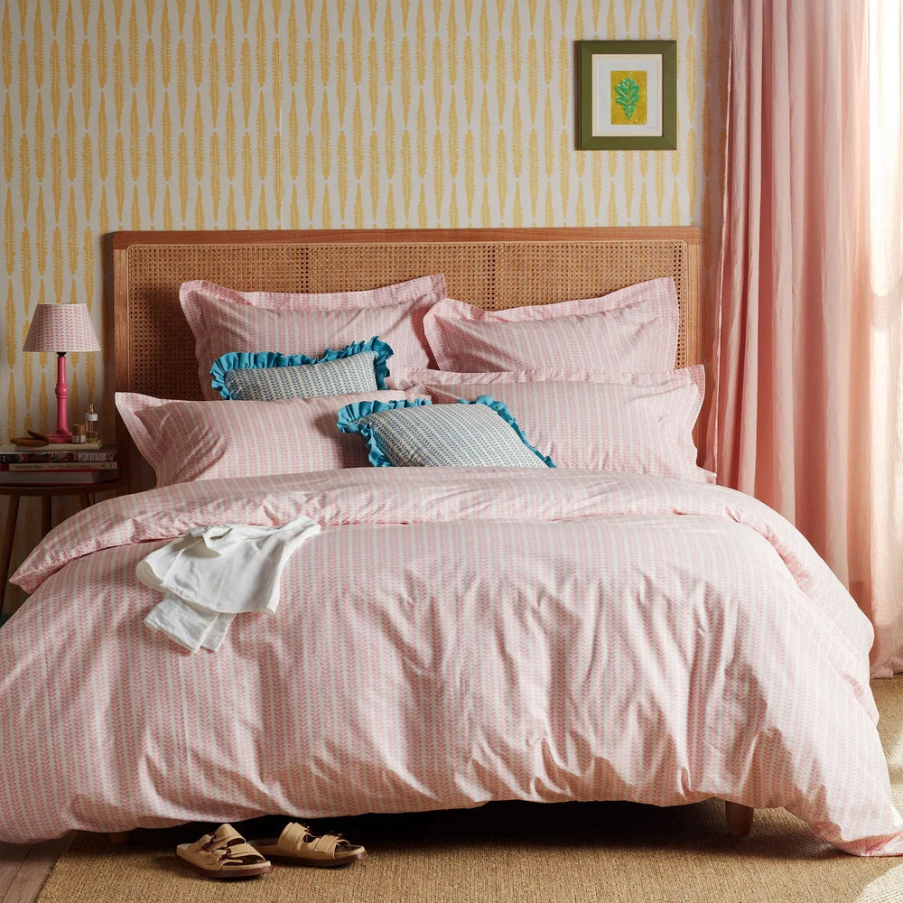Molly Mahon Pink Bindi 100% Cotton Bed Linen The Secret Linen Store