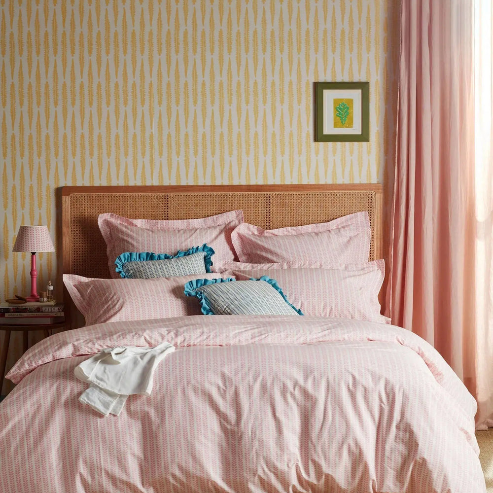 Molly Mahon Pink Bindi 100% Cotton Bed Linen The Secret Linen Store