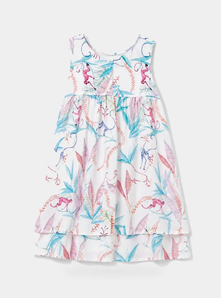 Monkeys Girls Nighty Woodstock Laundry