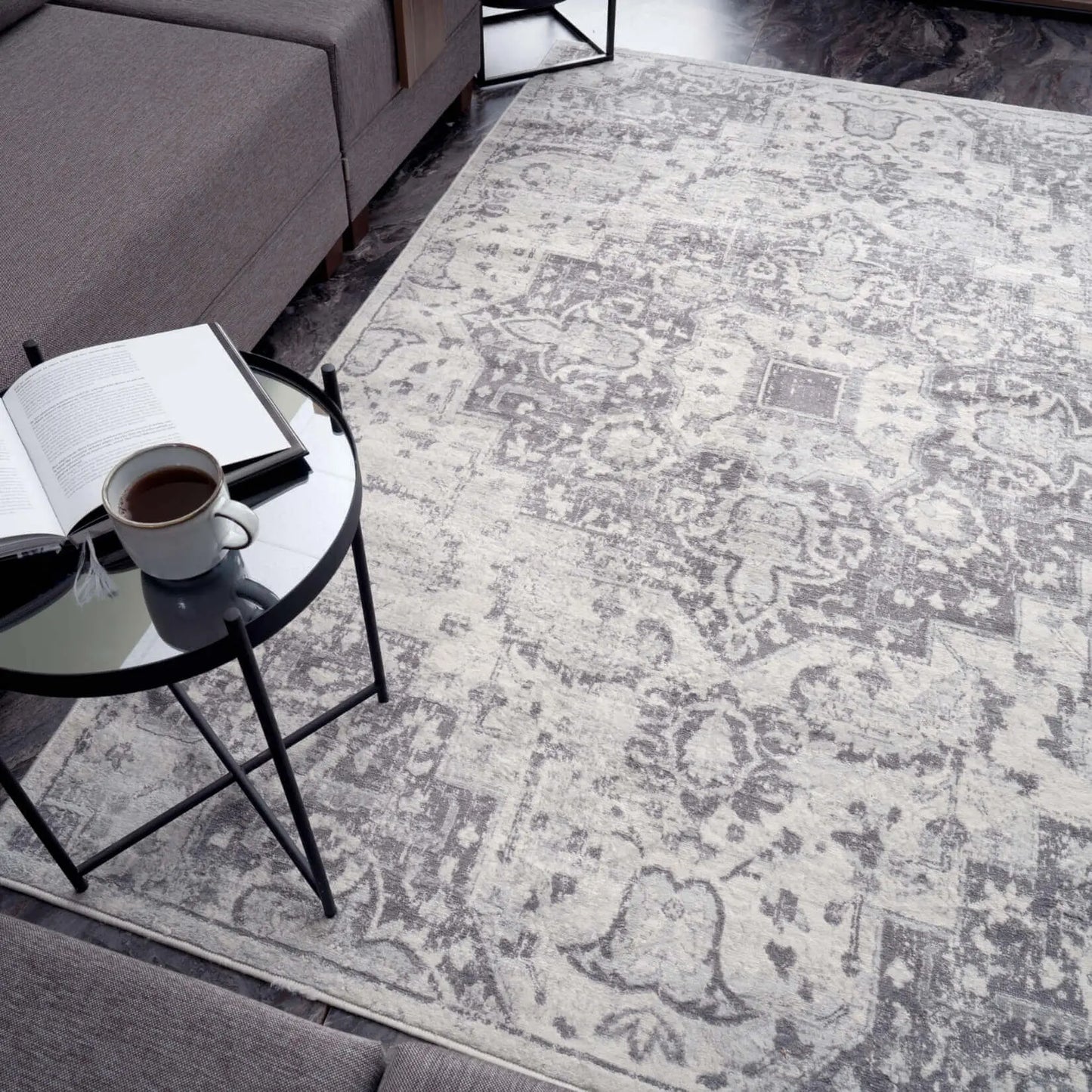 Montana Vintage Grey Rugs | 4060 The Rugs