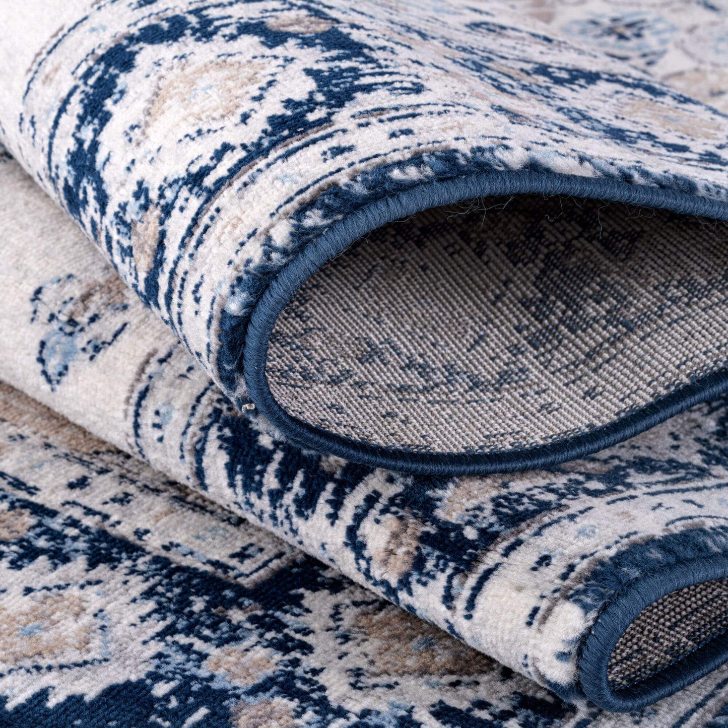 Montana Vintage Navy Rugs | 4010 The Rugs